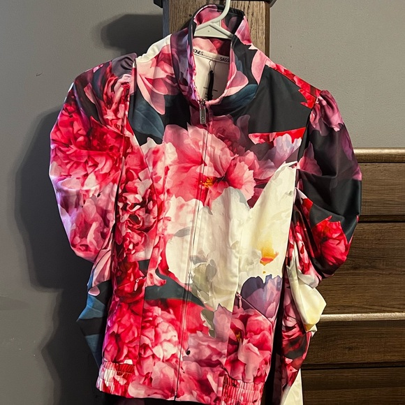Sassy Jones Kristyn Draped Jogger Jacket - Floral Essence NWT (Jacket Only) - Picture 5 of 8